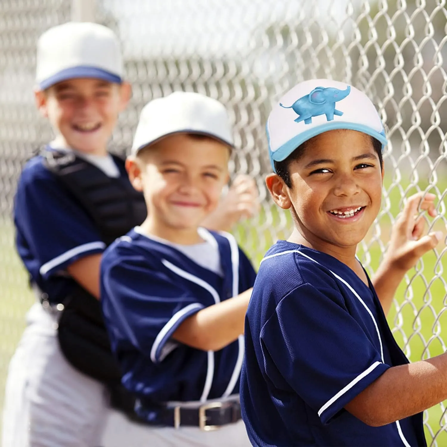 10 Pack Kids Trucker Hats Boys Girls Colorful Baseball Hats Adjustable Sublimation Blank Mesh Plain Baseball Caps