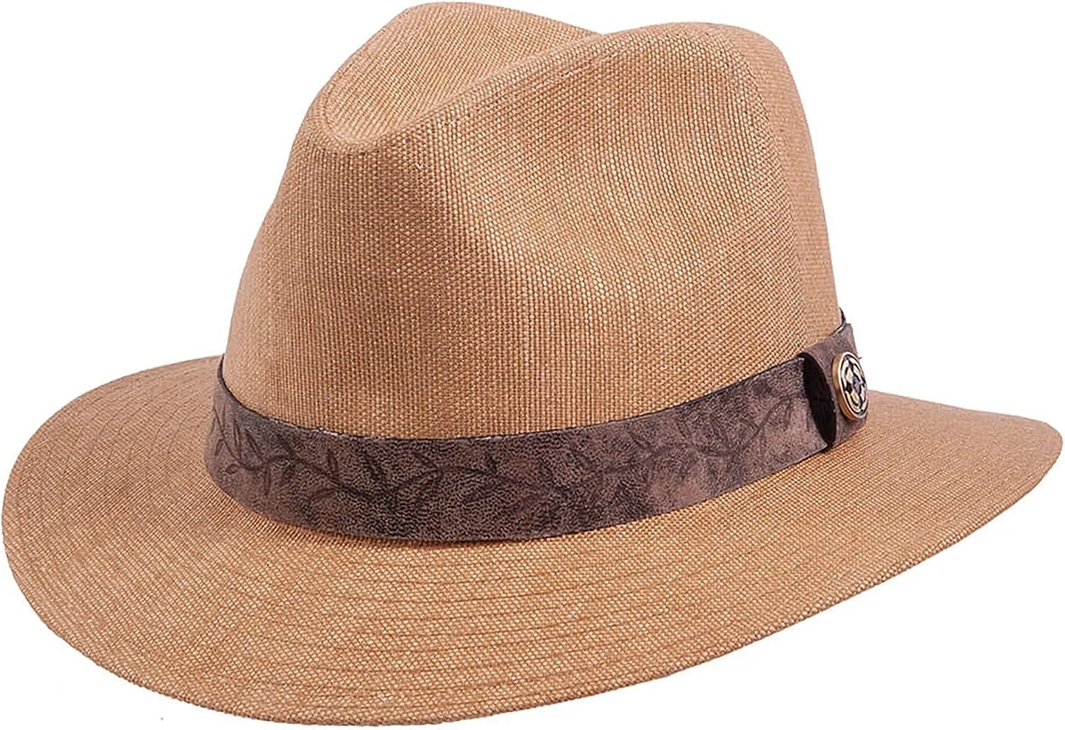 American Hat Makers Boxcar Straw Hats for Women & Men – Classic Panama Fedora Hat