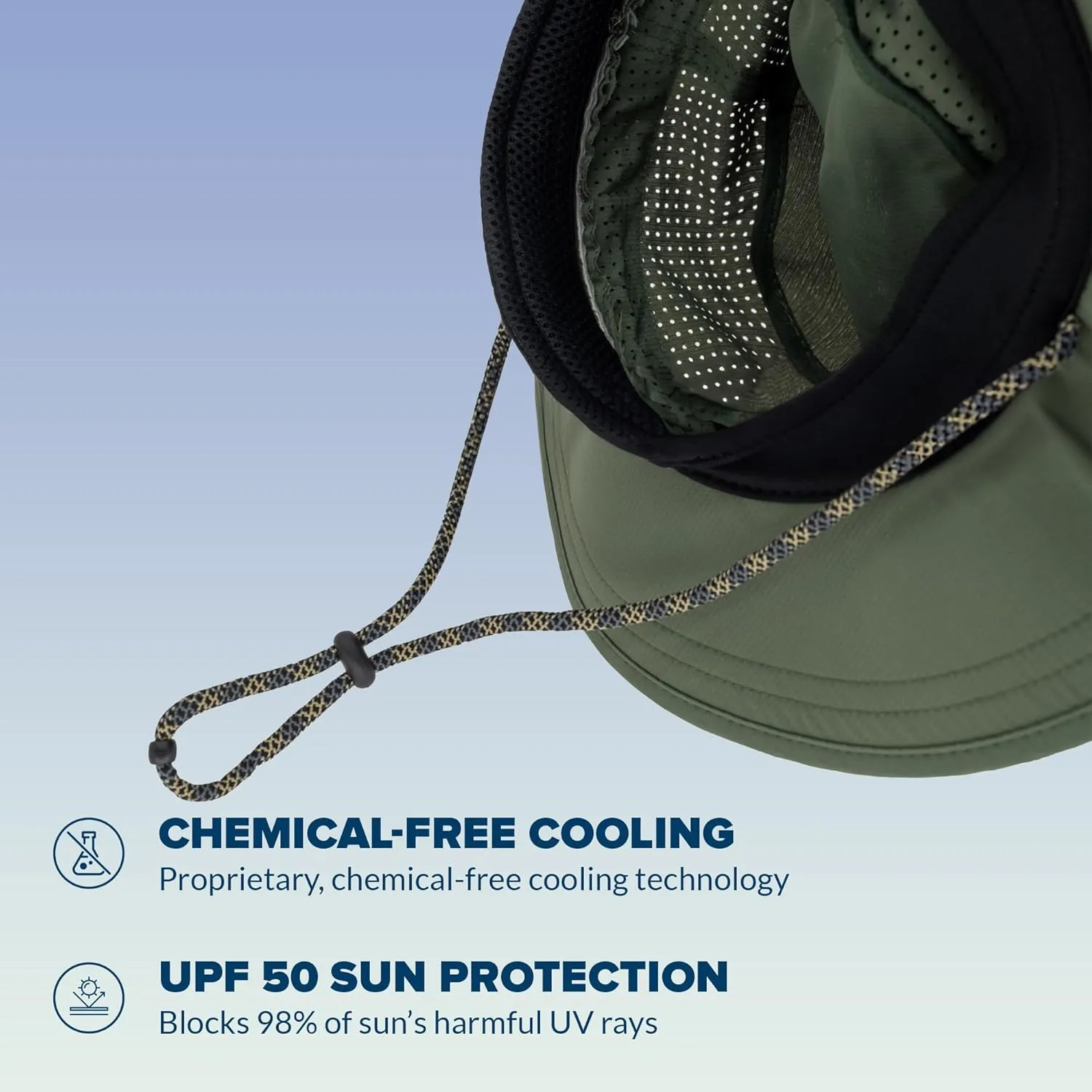 ARMORAY Cooling Boonie Bucket Hat - Wide Brim Adjustable Sun Hats for Men and Women