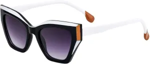 Cat Eye Punk Sunglasses for Women Luxury Classic Vintage Quadrilateral
