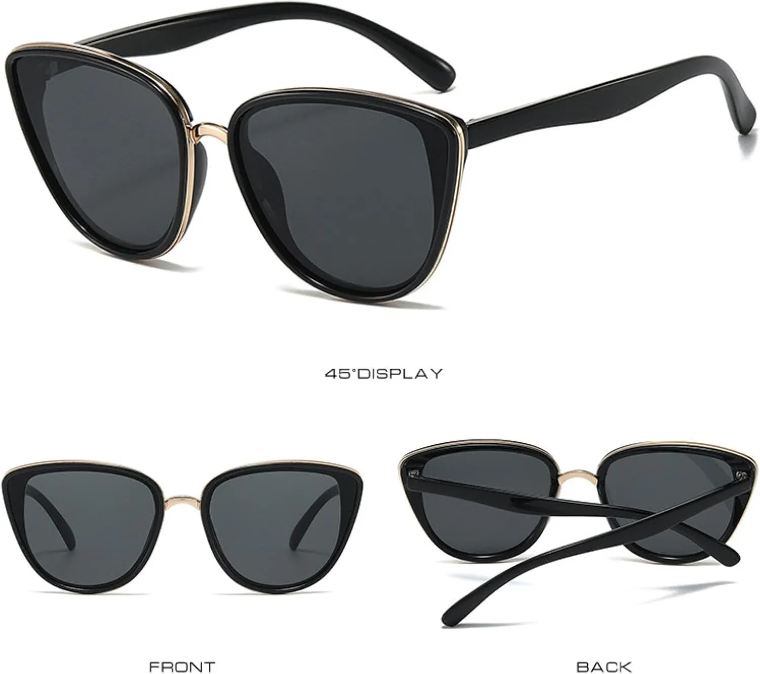 Classic Cat Eye Women Sunglasses Vintage Female Fashion Shades