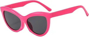 Classic Fashion Cat Eye Sunglasses for Women Vintage Thick Frame Uv400