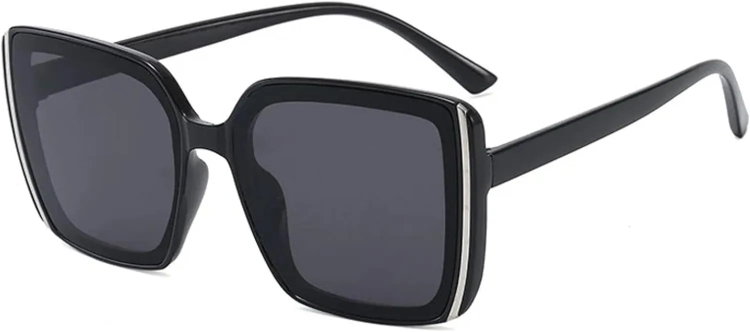 Classic Luxury Oversized Sunglasses Women Men Trending Big Frame Eyeglasses Fashion Driving Sunglasses Uv400