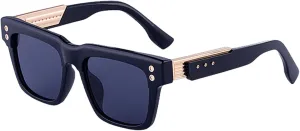 Classic Punk Sunglasses for Men Luxury Uv400 Driving Steampunk