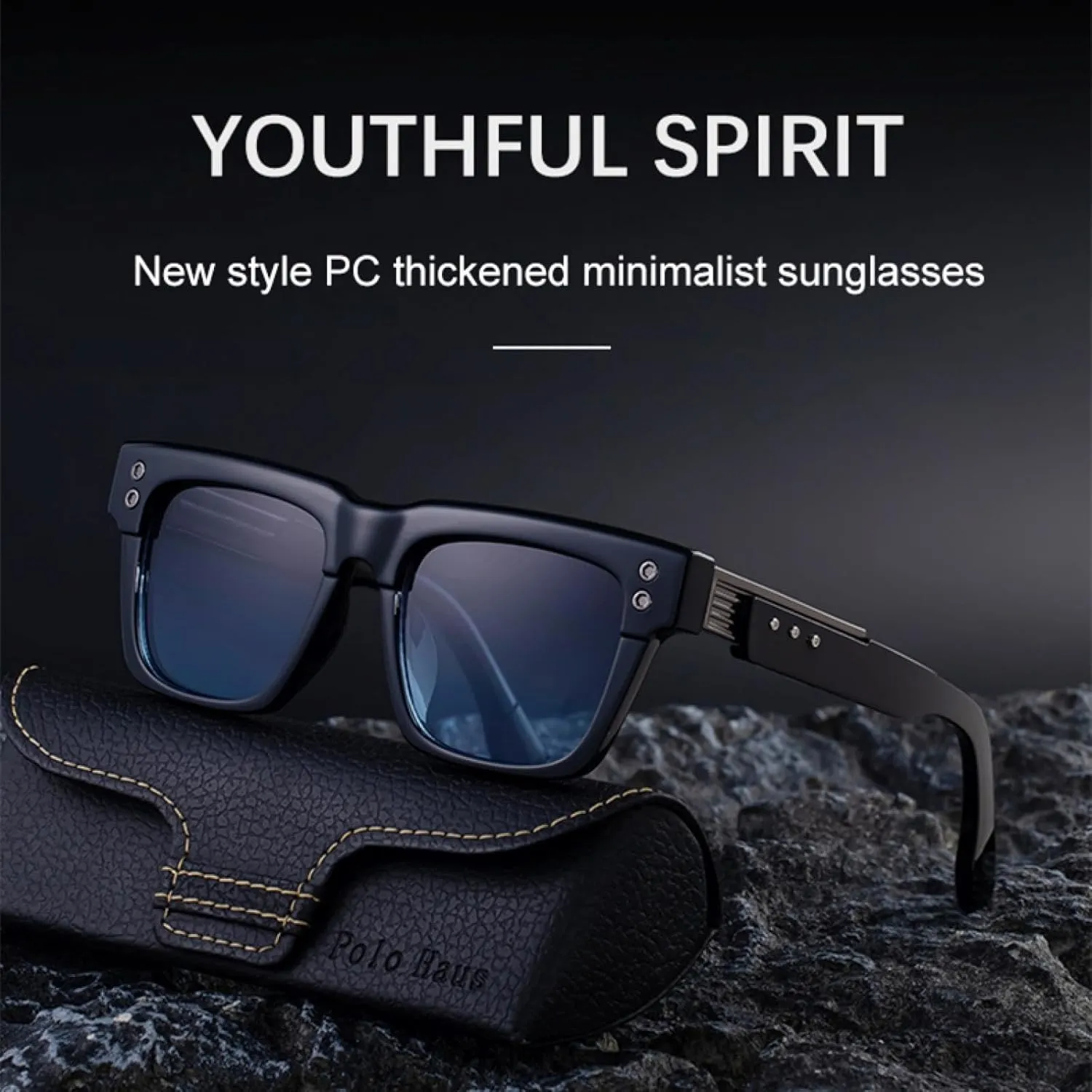 Classic Punk Sunglasses for Men Luxury Uv400 Driving Steampunk