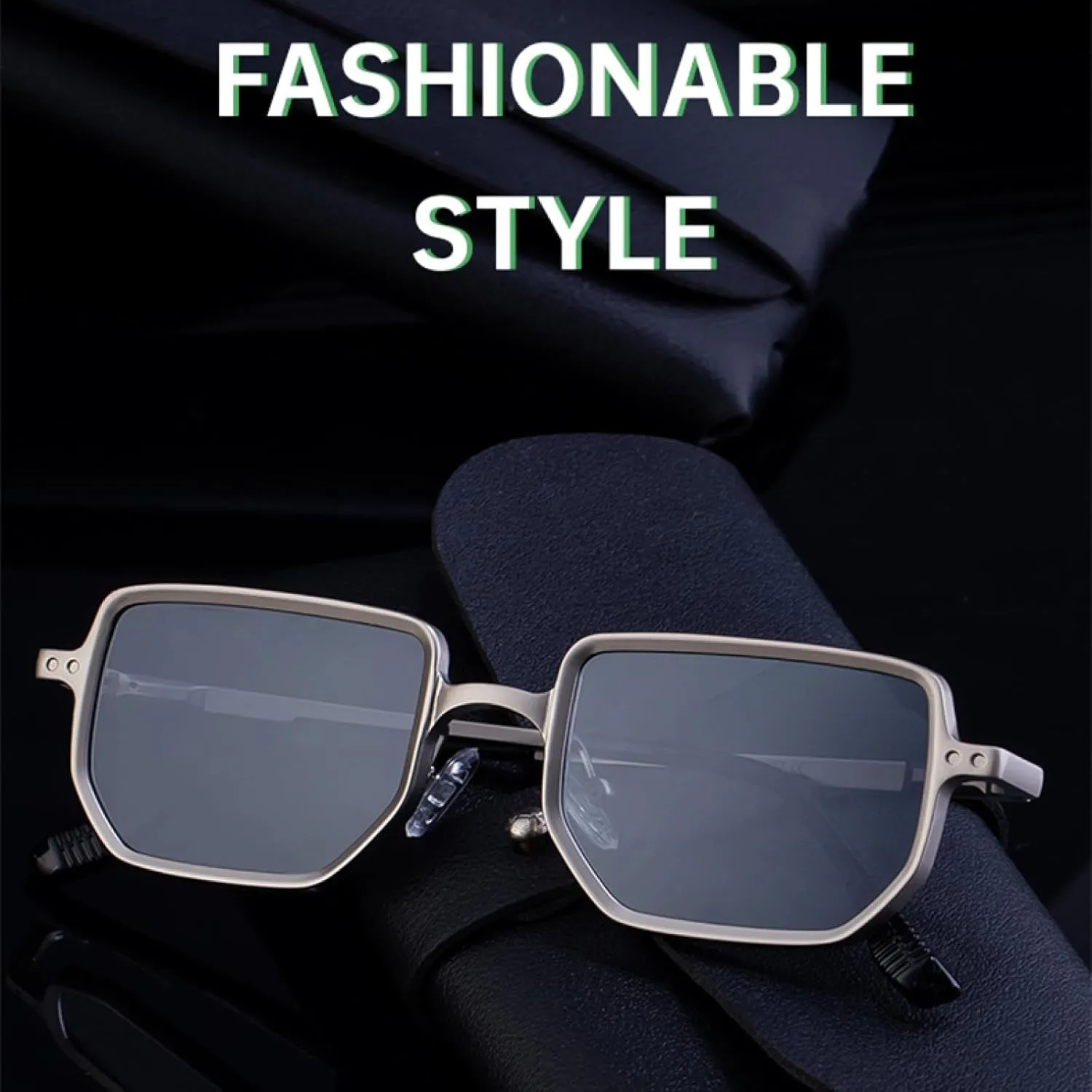 Classic Small Frame Rectangle Sunglasses for Women Men Luxury Trendy Driving Uv400