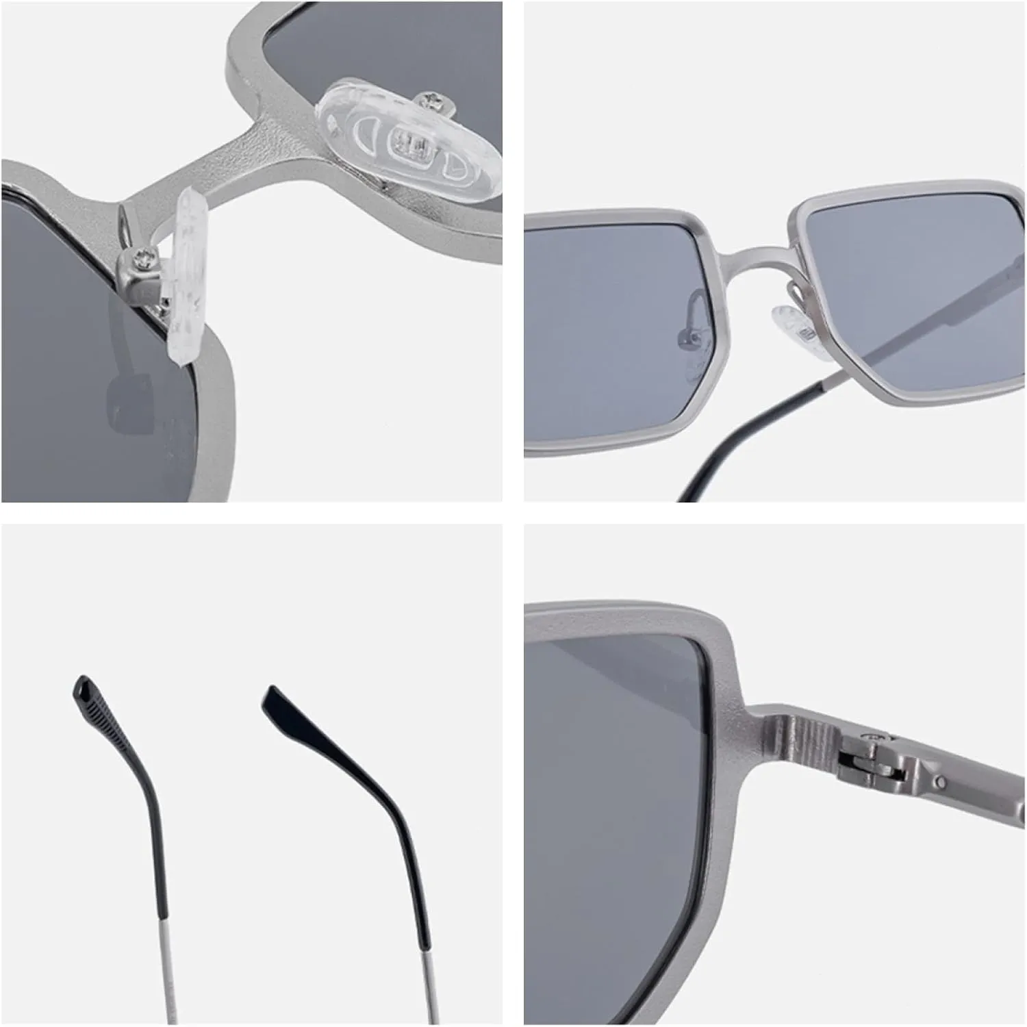 Classic Small Frame Rectangle Sunglasses for Women Men Luxury Trendy Driving Uv400