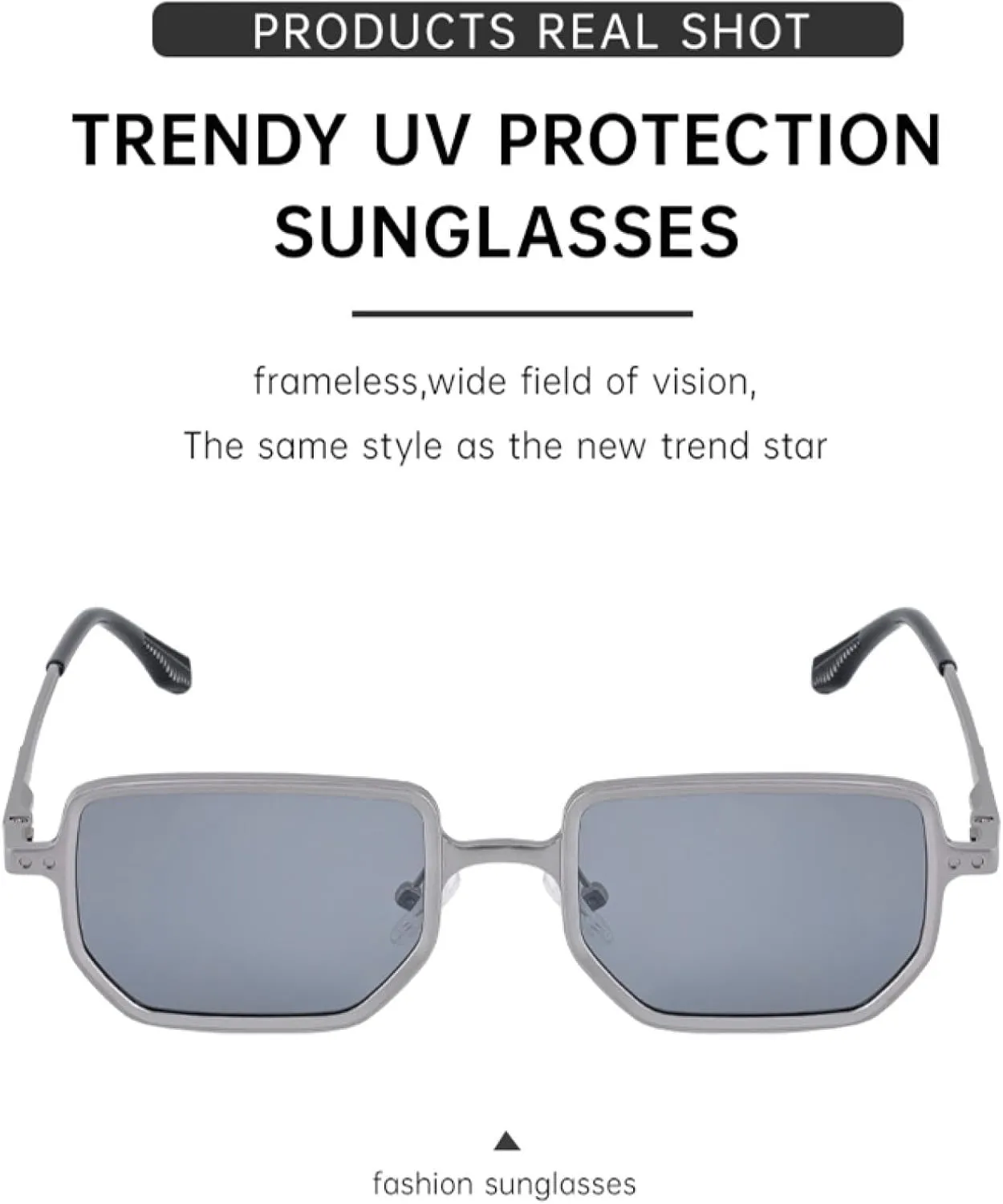 Classic Small Frame Rectangle Sunglasses for Women Men Luxury Trendy Driving Uv400