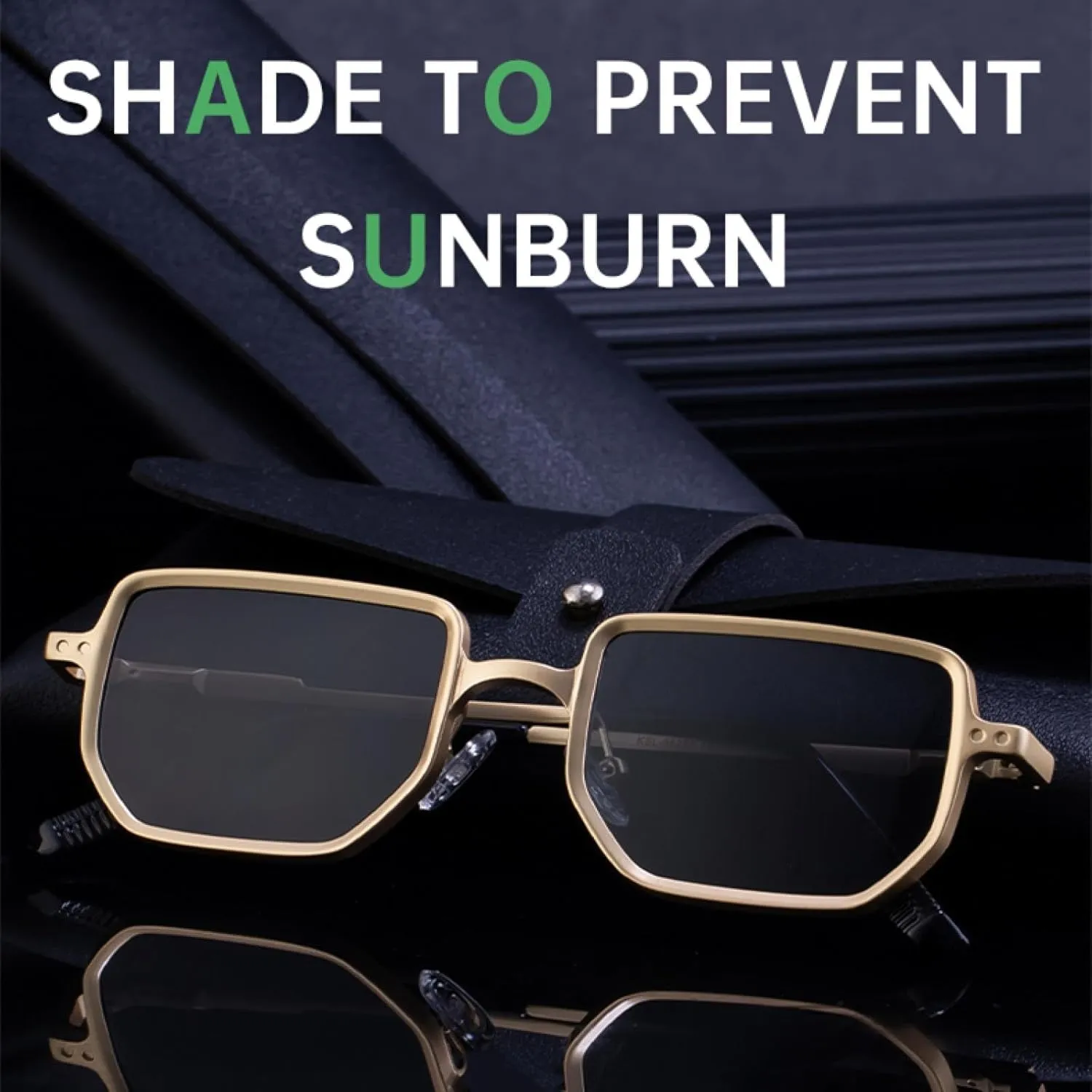Classic Small Frame Rectangle Sunglasses for Women Men Luxury Trendy Driving Uv400