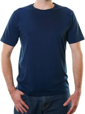 Crewneck 100% Certified Organic Cotton, Soft Shirts for Men