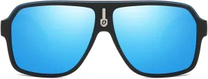 DUBERY Mens Oversized Aviator Sunglasses Classic Large Polarized Lens Shades D103