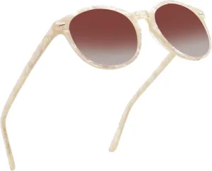 DUCO Polarized Sunglasses for Women Retro Round Women's Sunglasses Classic Vintage UV400 Shades DC1230