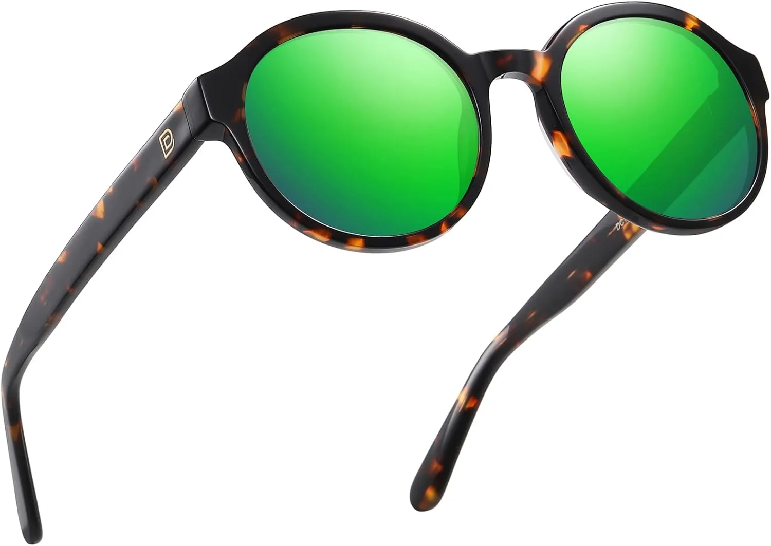 DUCO Polarized Sunglasses for Women Retro Round Women's Sunglasses Classic Vintage UV400 Shades DC1230