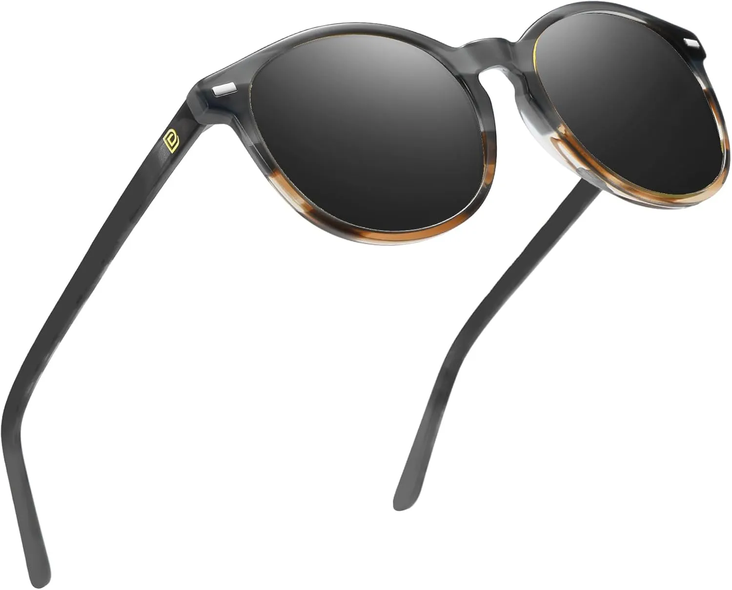 DUCO Polarized Sunglasses for Women Retro Round Women's Sunglasses Classic Vintage UV400 Shades DC1230