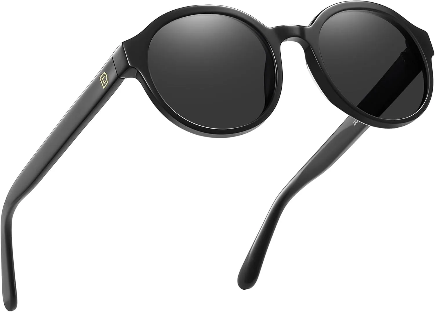 DUCO Polarized Sunglasses for Women Retro Round Women's Sunglasses Classic Vintage UV400 Shades DC1230