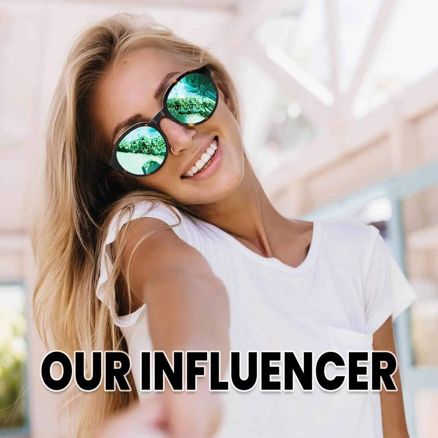 DUCO Polarized Sunglasses for Women Retro Round Women's Sunglasses Classic Vintage UV400 Shades DC1230