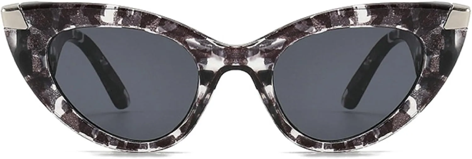 Fashion Cat Eye Sunglasses Women 2024 Luxury Classic Vintage Sun Glasses for Ladies Shades UV400 Trendy Travel Sunglass N47