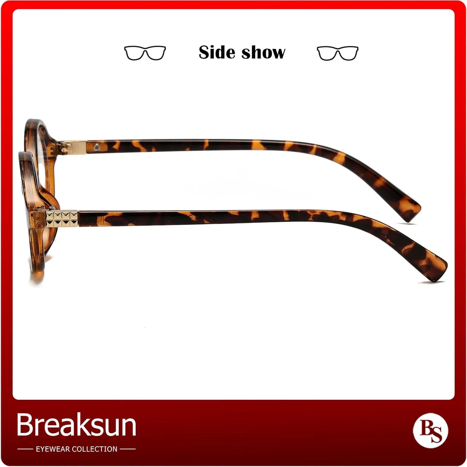 Fashion Oval Glasses for Women Men Retro Round Tortoise Frame Blue Light Glasses Nerd Eyeglasses