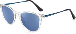 FEISEDY Kids Round Polarized Sunglasses for Girls Boys Classic Retro UV400 Protection Toddler Sun Glasses Age 3-12 B9070