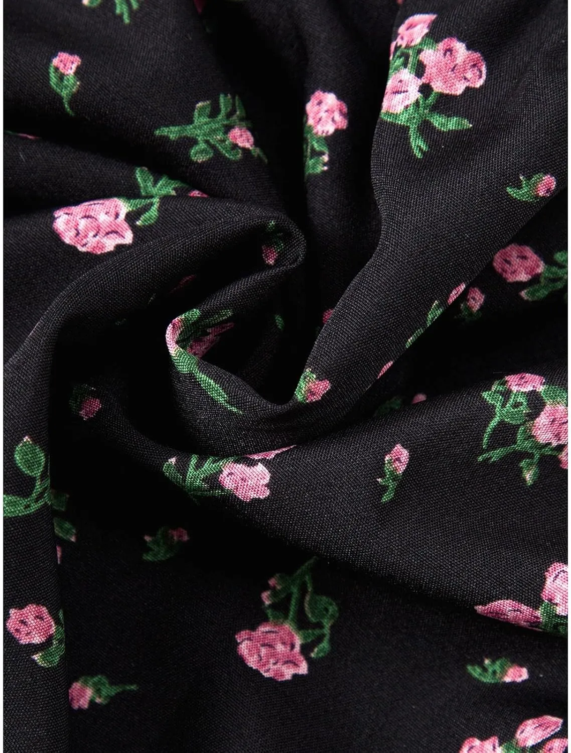 Floral Boho Maxi Skirts for Women 2025 Summer Vacation Elastic High Waisted Flowy A-Line Swing Skirt