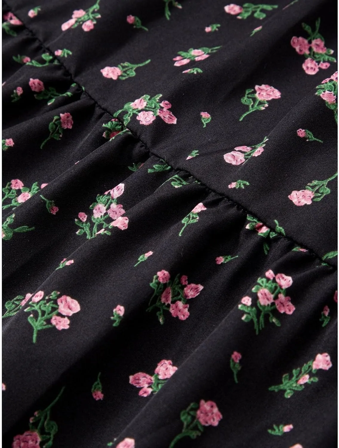 Floral Boho Maxi Skirts for Women 2025 Summer Vacation Elastic High Waisted Flowy A-Line Swing Skirt