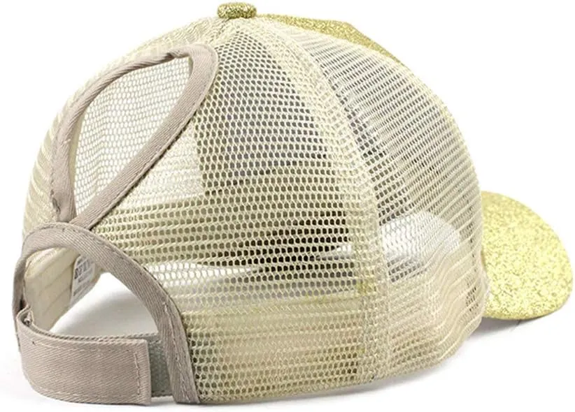Foldable Straw Sun Hat Sun Visor Hats for Women, Women's UPF 50  Wide Brim Straw Roll Up Ponytail Summer Beach Hat