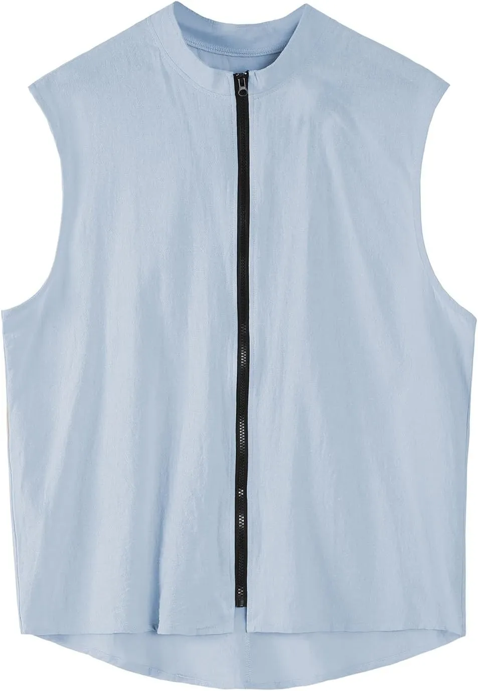 Golf Vest Soft Shell Zip Up Waistcoat Lightweight Summer Casual Sport Workout Vests Outdoor Travel Sleeveless Jackets