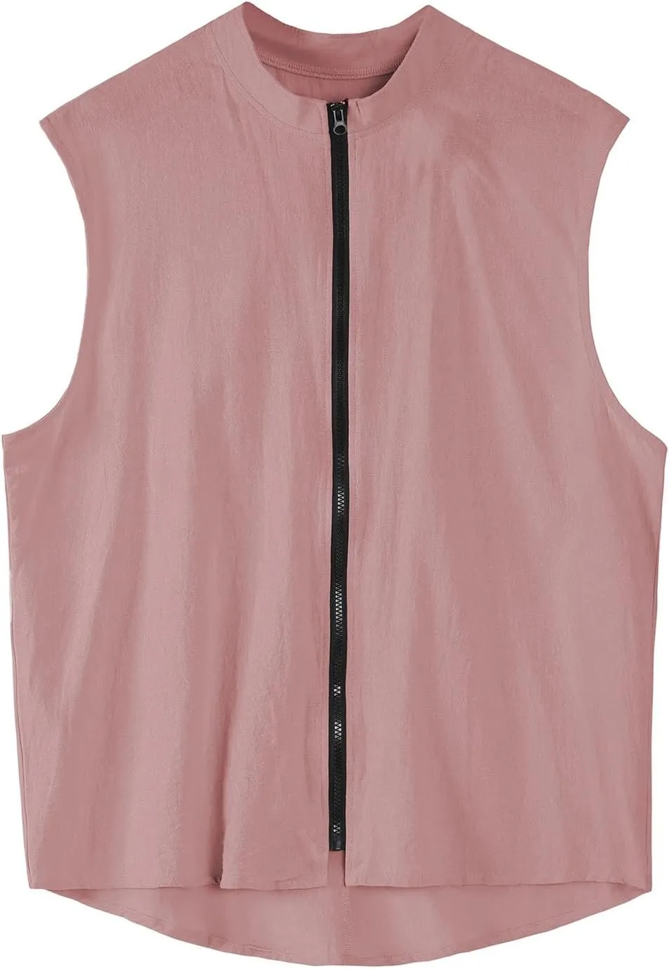 Golf Vest Soft Shell Zip Up Waistcoat Lightweight Summer Casual Sport Workout Vests Outdoor Travel Sleeveless Jackets
