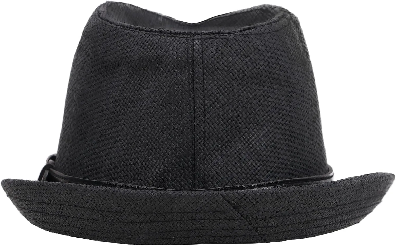 Jasmine Men/Women's Classic Short Brim Miami Beach Panama Fedora Straw Hat