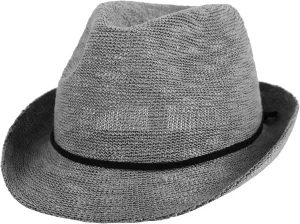 Jasmine Men/Women's Classic Short Brim Miami Beach Panama Fedora Straw Hat