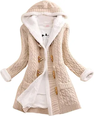 LCMTWX Women's 2023 Fashion Winter Coat Jacket Womens Winter Slim Women's Coat Coats for Women Women'S Fur Faux Fur Jackets