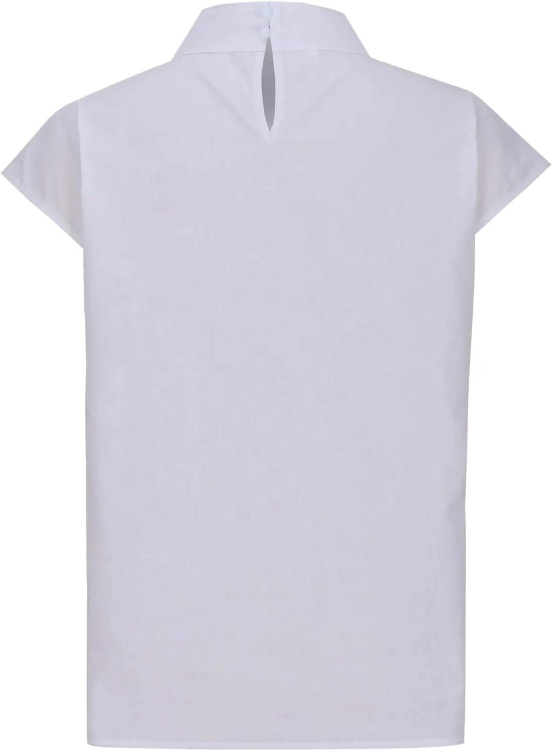 Linen Shirt Women Solid Color Stand Neck Hollow Out Tank Tops Loose Fit Tunic Soft Trendy Blouses Tshirt