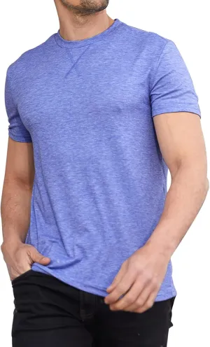Men Soft T-Shirt Casual Short Sleeve Lightweight Basic Tee Shirts Big & Tall