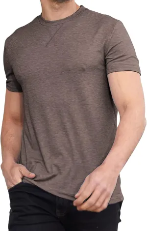 Men Soft T-Shirt Casual Short Sleeve Lightweight Basic Tee Shirts Big & Tall