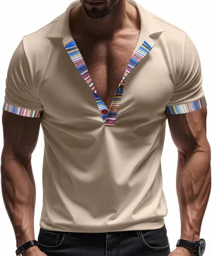 Men's Casual Polo Shirts Crewneck Quick Dry Wrinkle Free Soft Business Summer Shirts