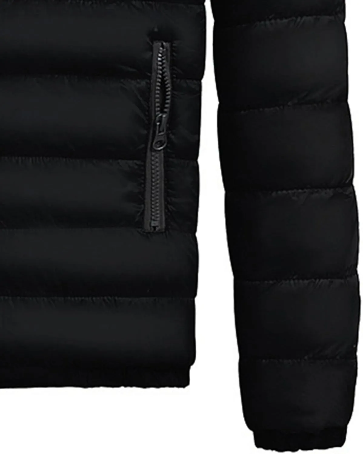 Men'S Down Jackets & Coats Zip Up With Hood Heated Plain Winter Jackets Thick Thermal Windproof Outwear
