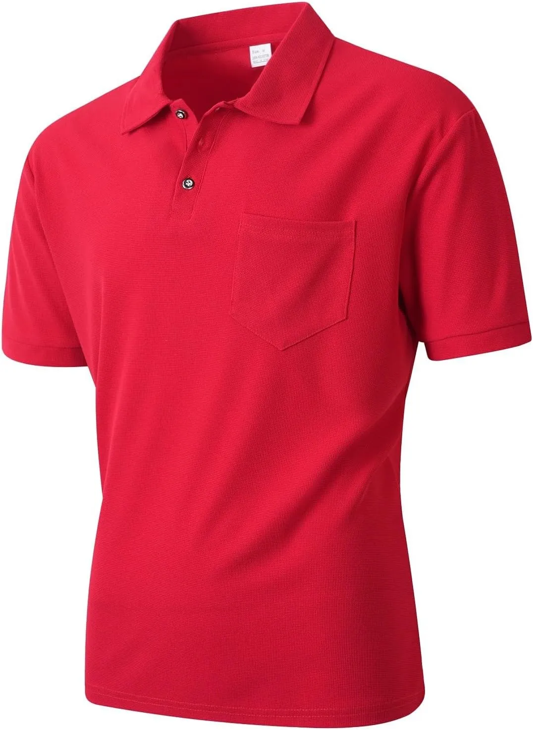 Men's Golf Polo Shirts Crewneck Dry Fit Wrinkle Free Soft Business Summer Shirts