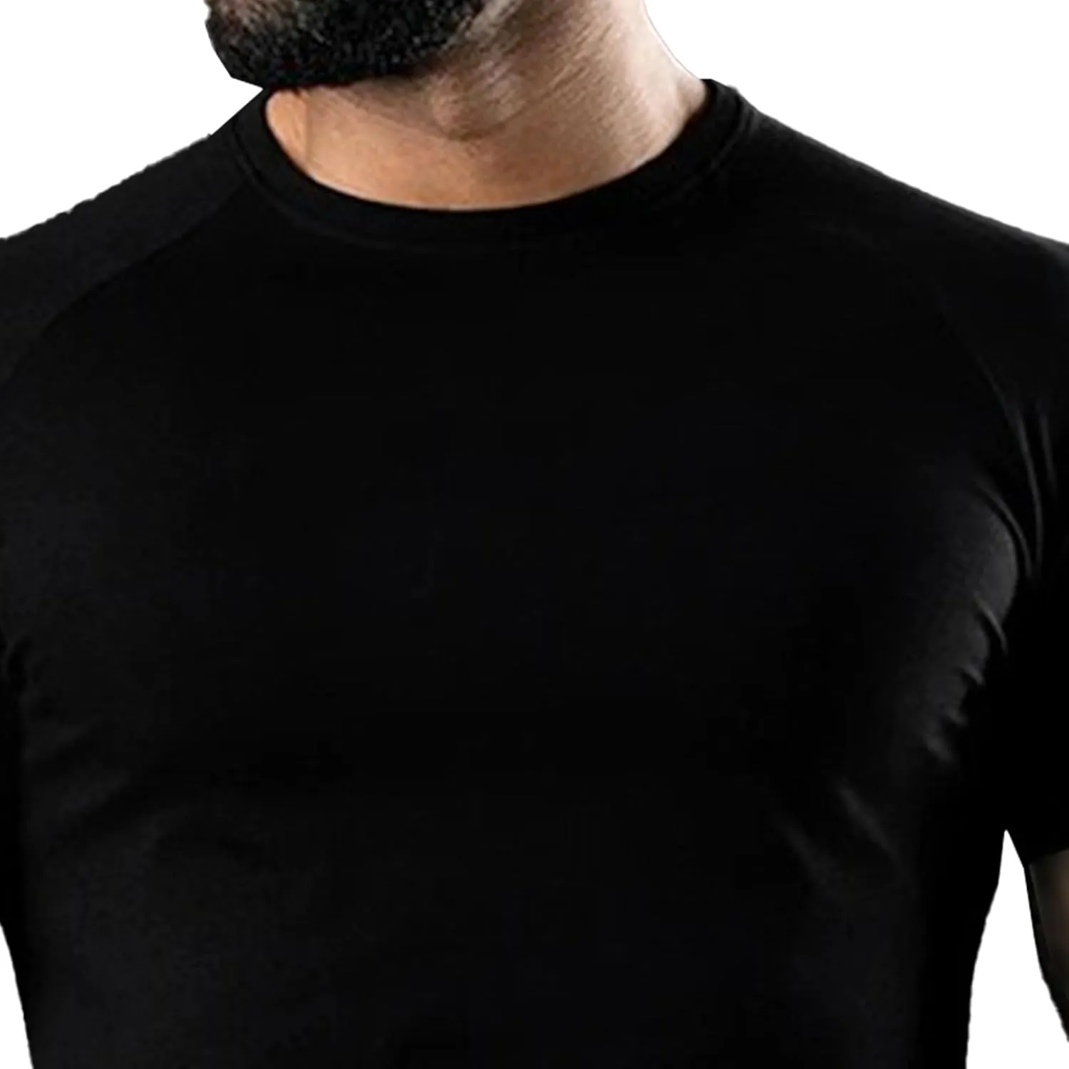 Men's Muscle Workout Cotton T-Shirts Lightweight Moisture-Wicking Short Sleeve Tees Summer Basic Pullover Tops