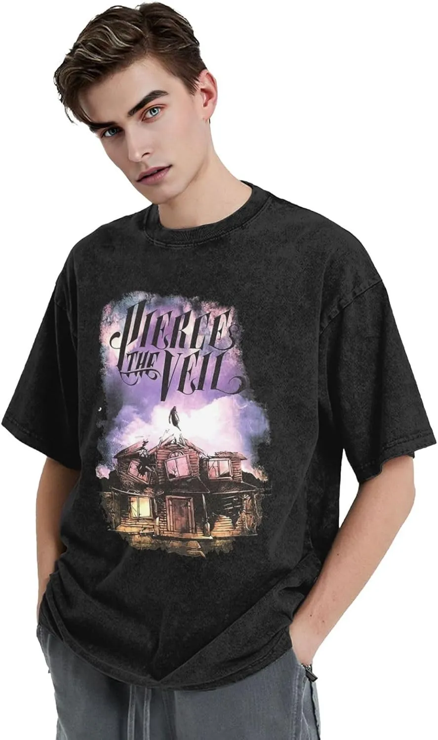 Mens T-Shirts Youth & Adult Short Sleeve Comfortable Shirt Basic Tops Tee