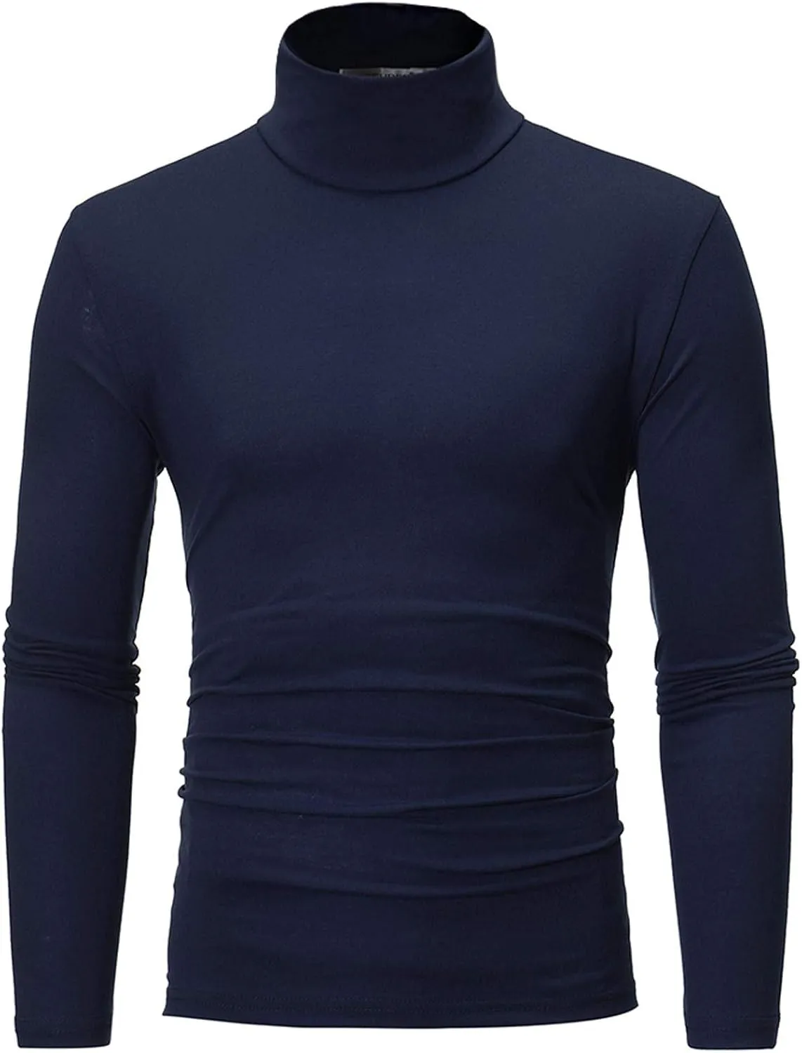 Mens Undershirts Long Sleeve Mock Turtleneck Pullover Sweaters Basic Slim Fit Solid Soft Thermal T-Shirts Baselayer
