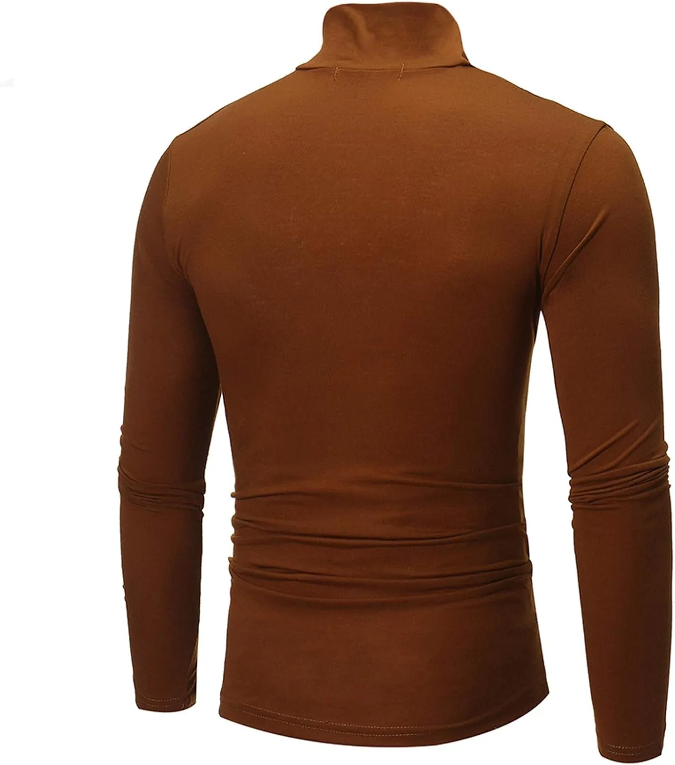 Mens Undershirts Long Sleeve Mock Turtleneck Pullover Sweaters Basic Slim Fit Solid Soft Thermal T-Shirts Baselayer