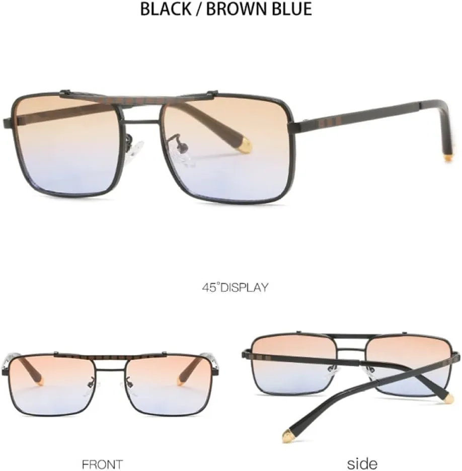 Metal Eyewear Style Gradient Sunglasses Men Women Classic Design Sun Glasses Oculos De Sol
