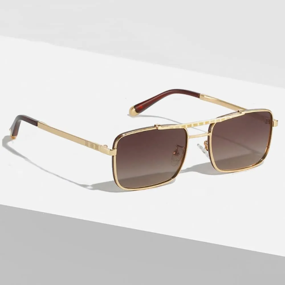 Metal Eyewear Style Gradient Sunglasses Men Women Classic Design Sun Glasses Oculos De Sol