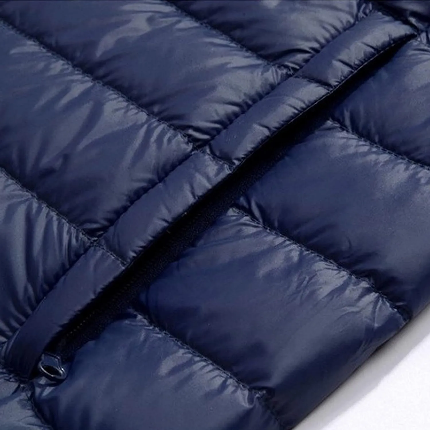 Miyaomn Mens Lightweight Packable Down Puffer Winter Jacket Windproof Soft Warm Quilted Puffy Coat for Snow Ski Hiking Travel