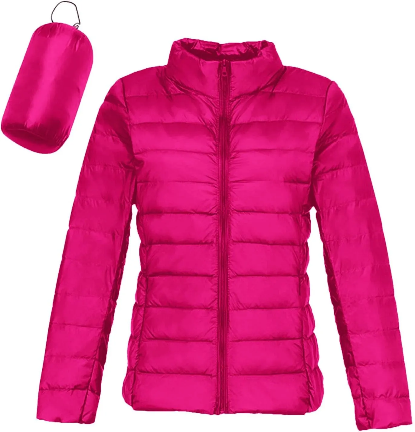 Packable Puffer Jacket Women Lightweight Short down Jackets Winter Trendy Hooded Bubble Coat Light Puffer Jackets