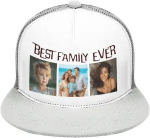Personalized Cap Customizable Hat Custom Baseball Cap Adjustable Trucker Cap Unisex Style Headwear Adjustable for Men & Women