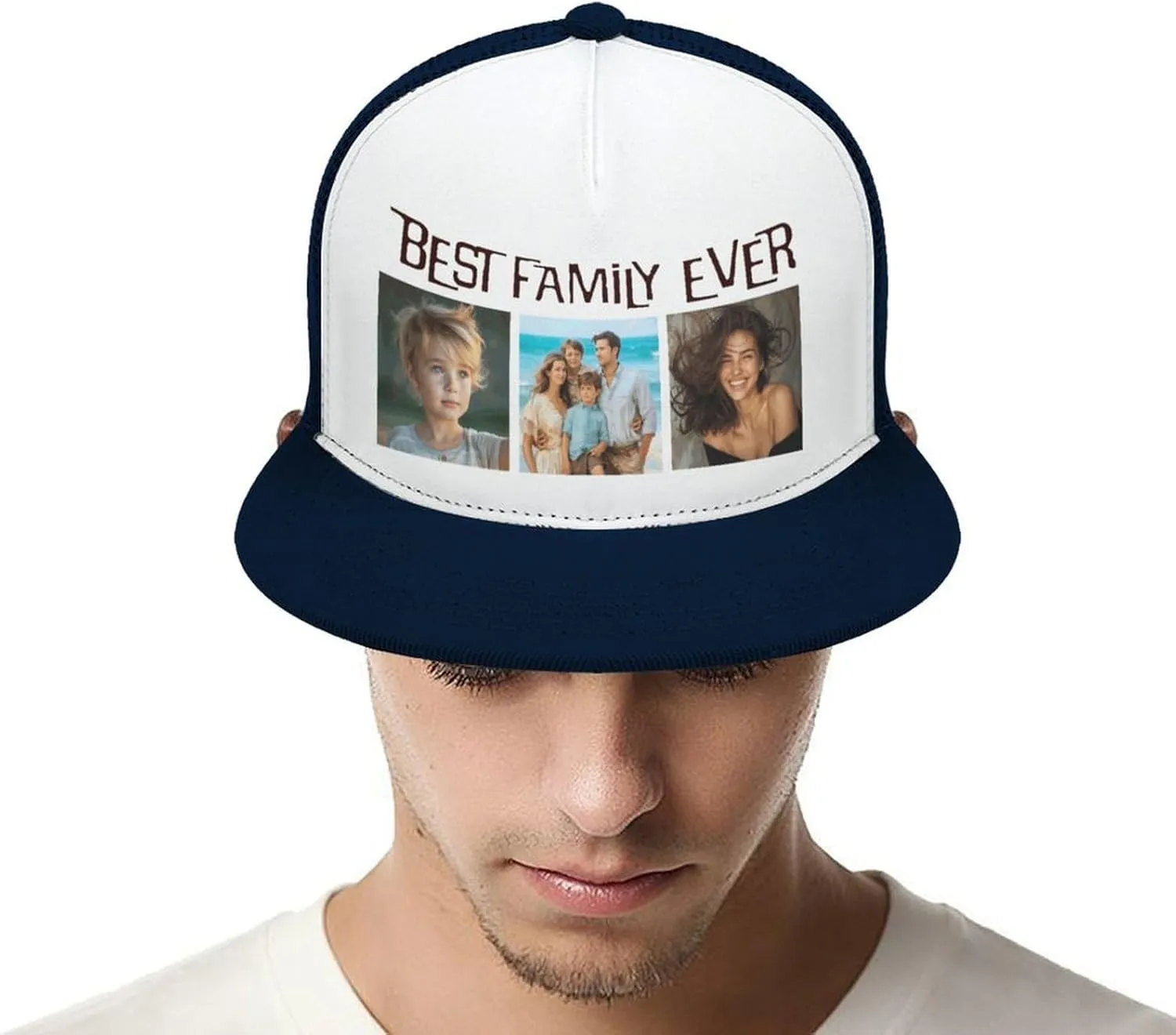 Personalized Cap Customizable Hat Custom Baseball Cap Adjustable Trucker Cap Unisex Style Headwear Adjustable for Men & Women