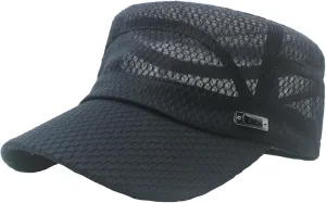 Plain Summer Cadet Cap Soft Mesh Top Hat Adjustable Casual Baseball Caps for Men and Women