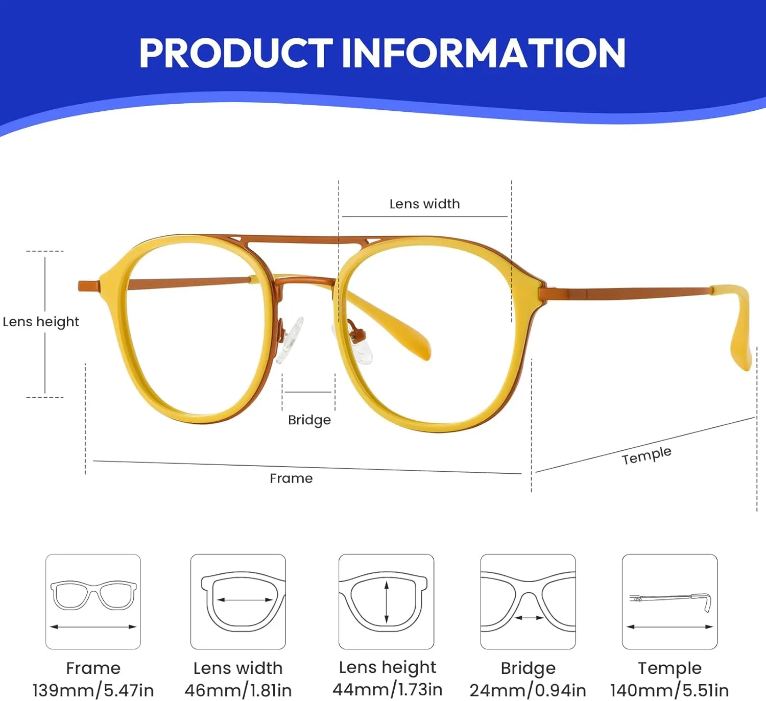 Round Reading Glasses Women - Blue Light Blocking Readers with Spring Hinge Ultra Lightweight Circle Reading Glasses FT2121