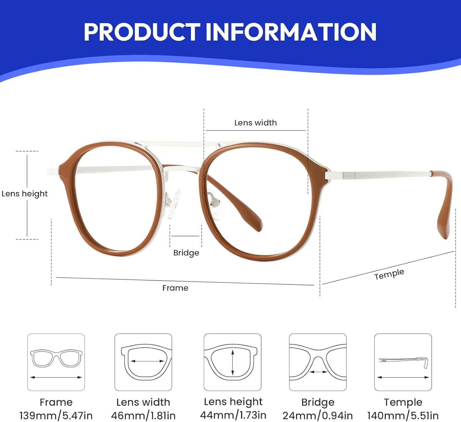Round Reading Glasses Women - Blue Light Blocking Readers with Spring Hinge Ultra Lightweight Circle Reading Glasses FT2121